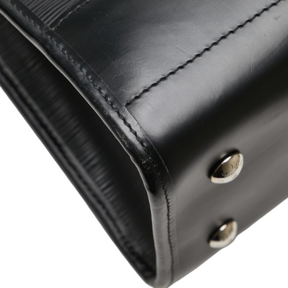 LOUIS VUITTON Black Leather Tote Bag - Picture 7 of 13